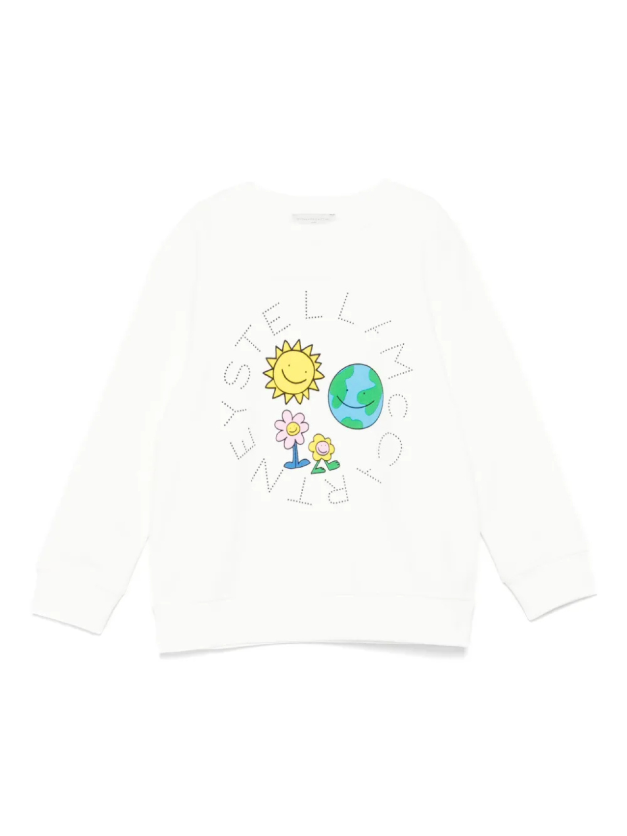 

Толстовка с графическим принтом Stella McCartney Kids, белый