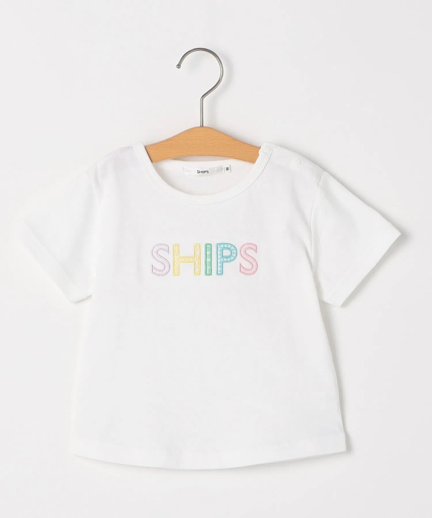Детская футболка с логотипом SHIPS KIDS белая