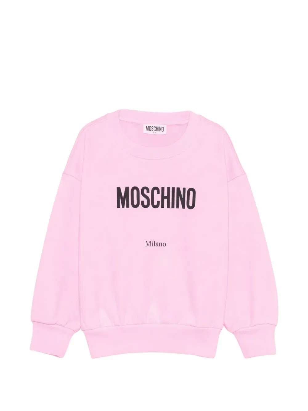 Толстовка с логотипом Milano Moschino Kids, розовый