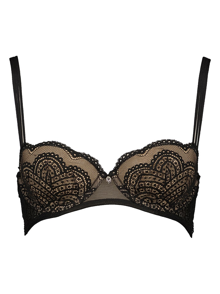 

LASCANA Бюстгальтер-балконет черного цвета