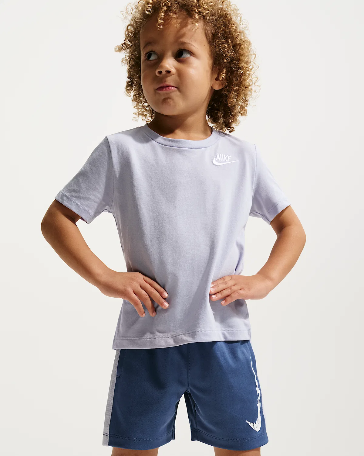 Детские шорты Nike Toddler Dri-FIT Trophy, Blue — фото 4
