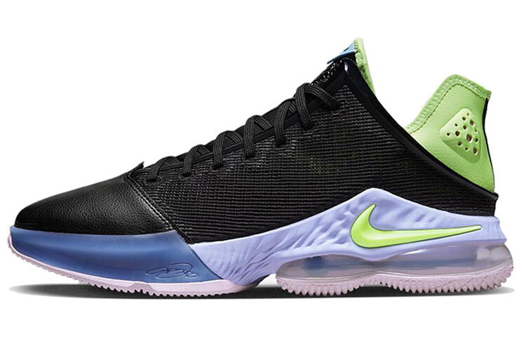 

Кроссовки Nike Lebron 19 Basketball Unisex, черный/сиреневый/светло-зеленый