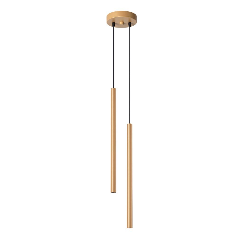 

Подвесной светильник PASTELO 2 gold 2xG9 8W сталь 118x15x15см Sollux Lighting, золото