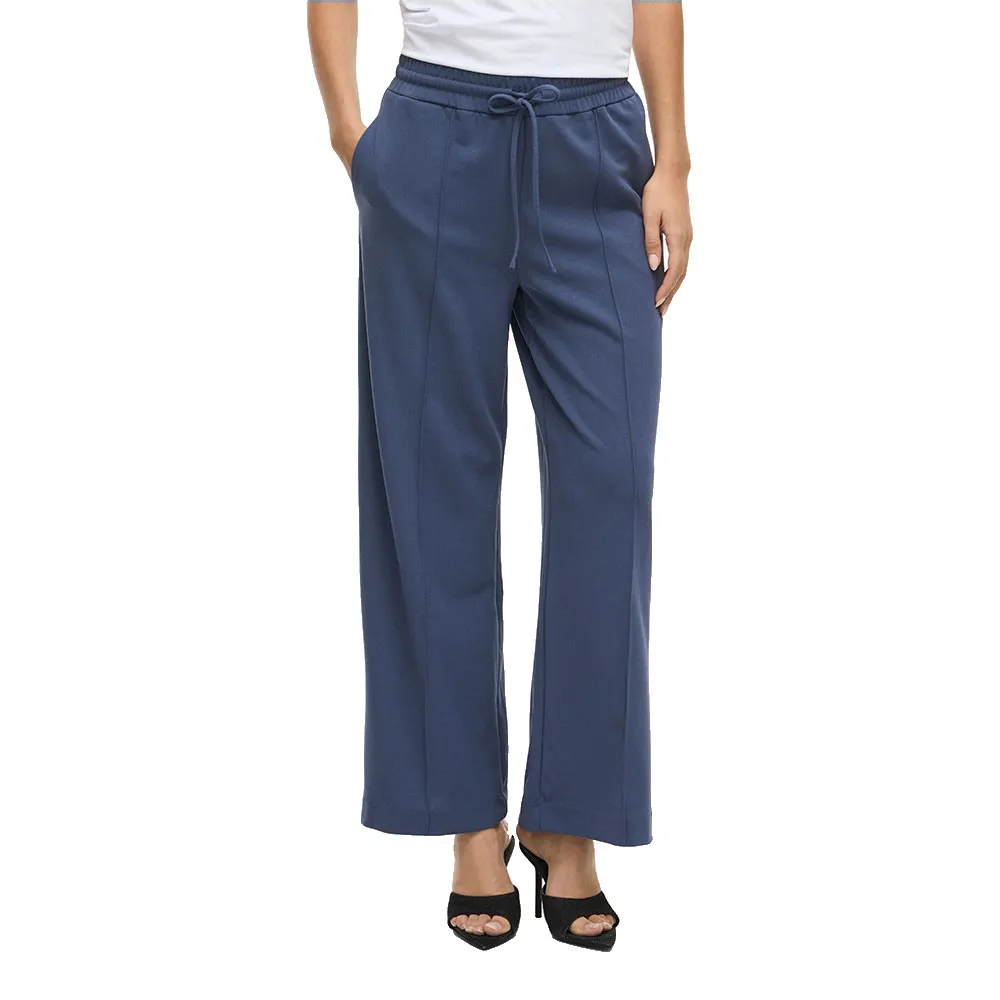 

Брюки с высокой талией Vila Clua Wide Leg Fit, синий