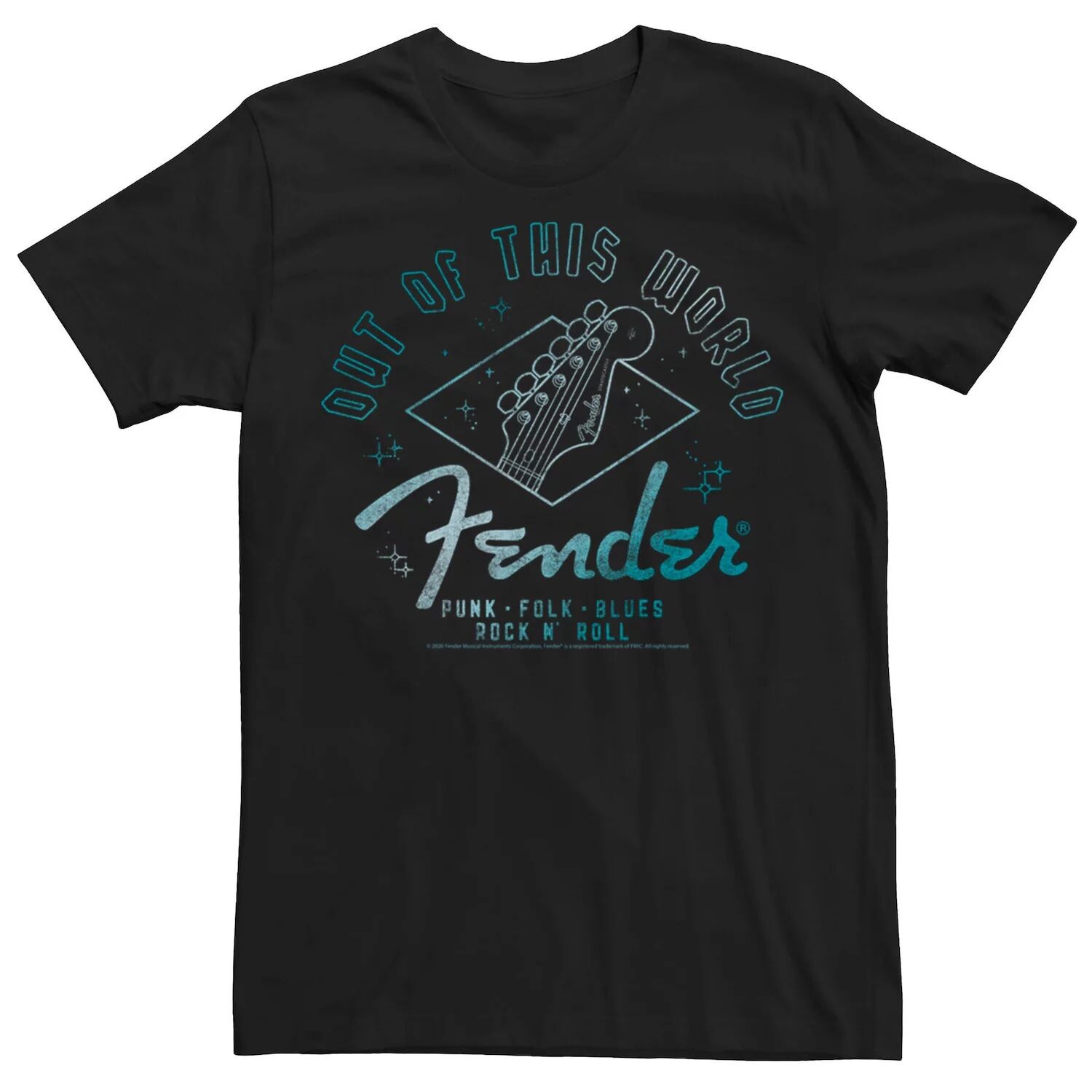 

Мужская футболка Fender Out Of This World Line Art Licensed Character