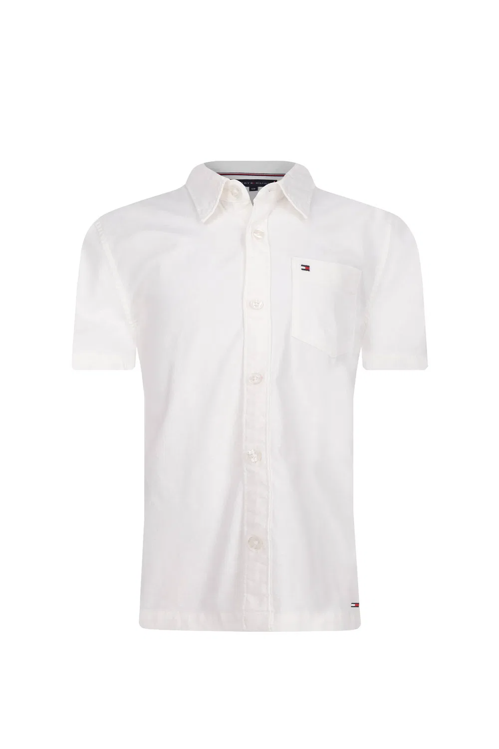Рубашка оксфорд с коротким рукавом Tommy Hilfiger, Bianco