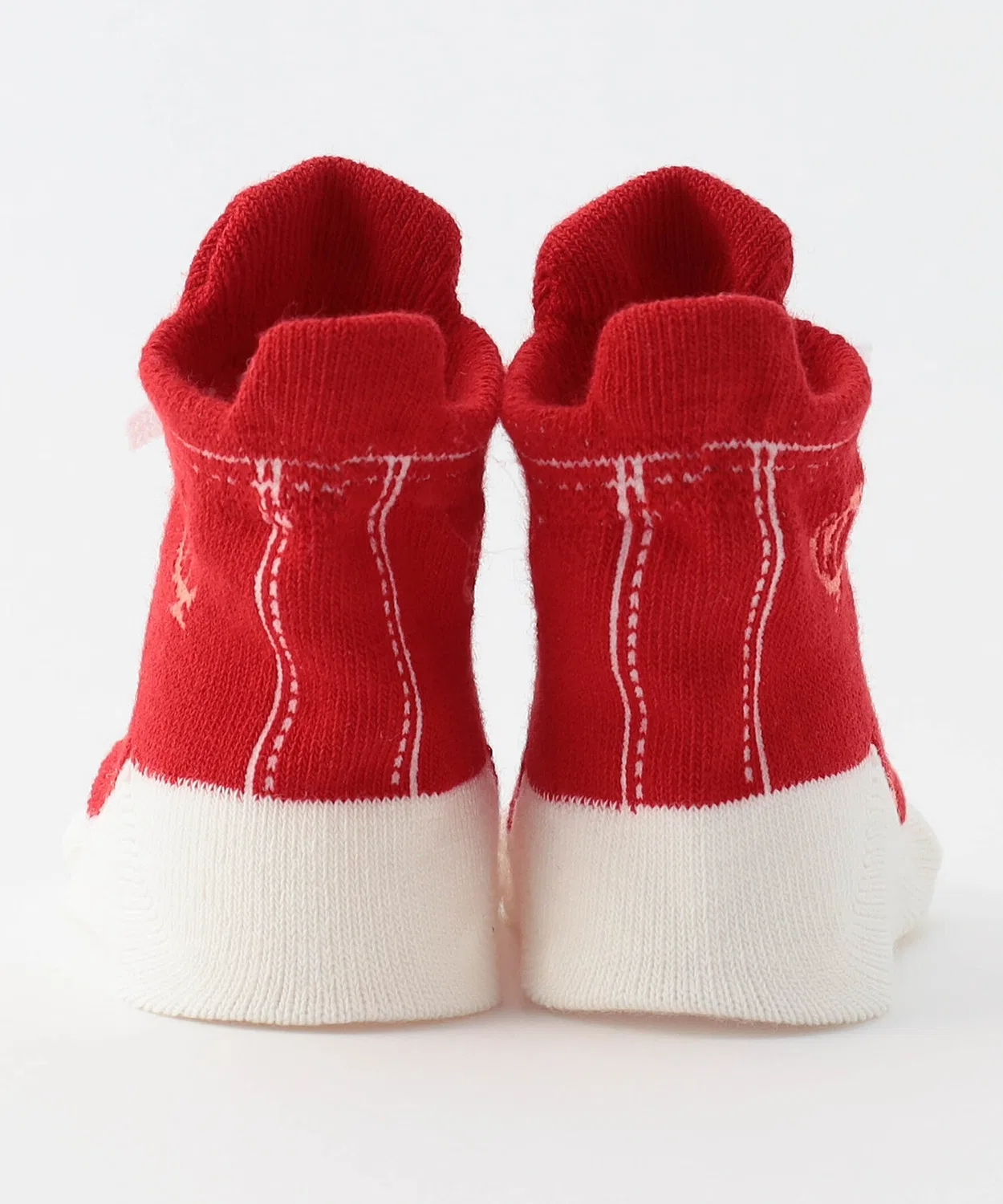 Детские носки с принтом кроссовок, модель Sneaker Print Cup Socks COMME CA ISM, Ivory — фото 4