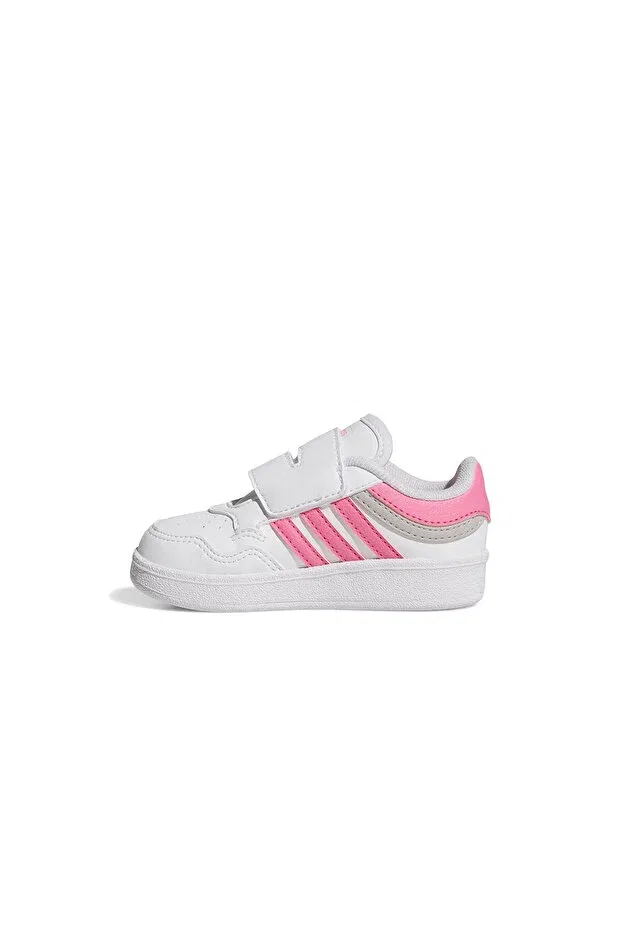 Детские кроссовки для девочек с липучками Hoops children's daily shoes Adidas, K0da-4 — фото 2