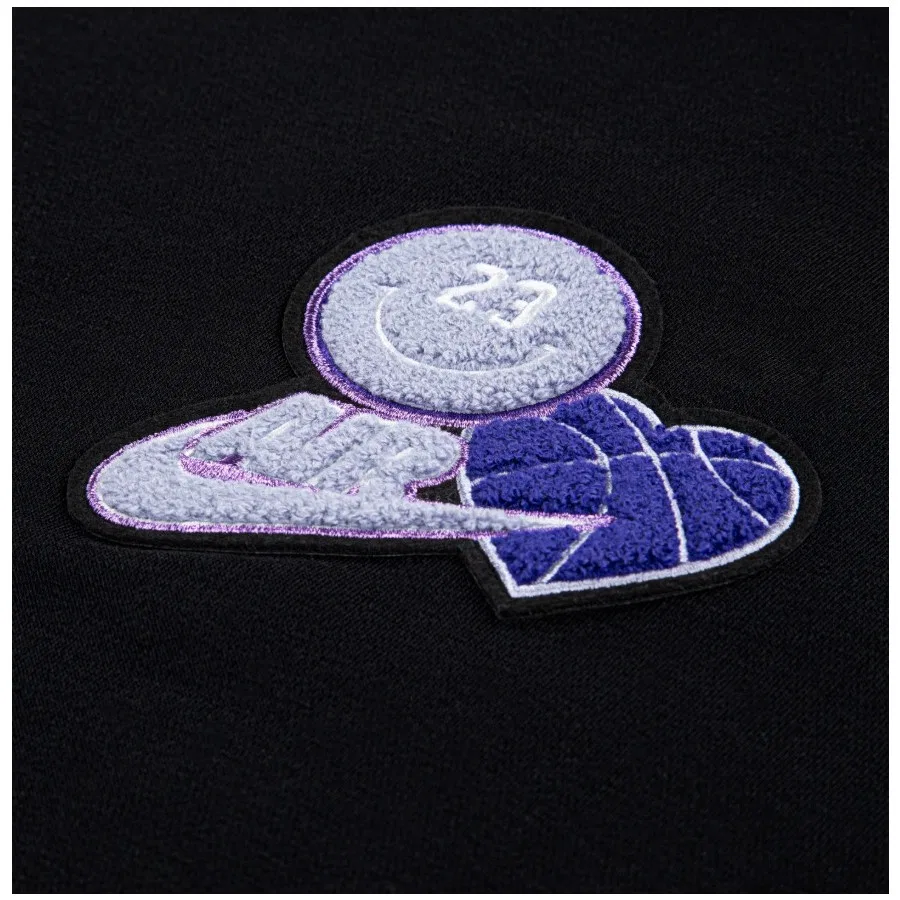 Детский свитшот с принтом Jordan Jdg Blue Jeans & Bling Flc Cre, Nike, Синий — фото 4