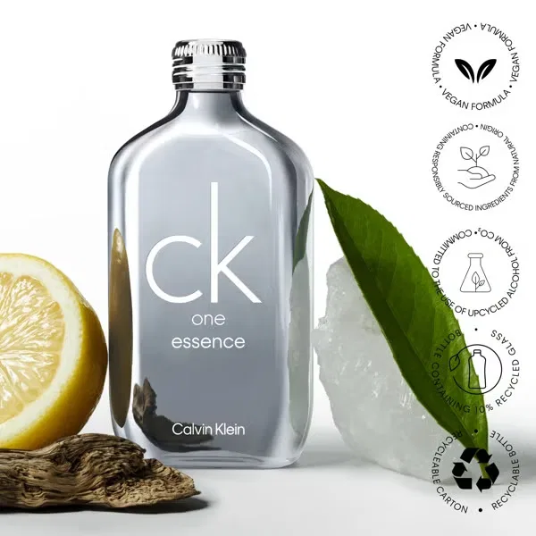 Парфюмерная вода унисекс CK One Essence набор с гелем для душа Calvin Klein, 50 мл — фото 2