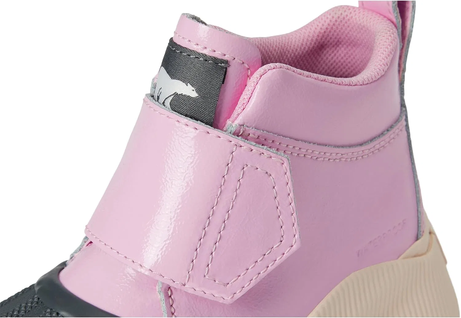 Детские ботинки для девочек водонепроницаемые SOREL, Pink Flare/Pearlescent — фото 2