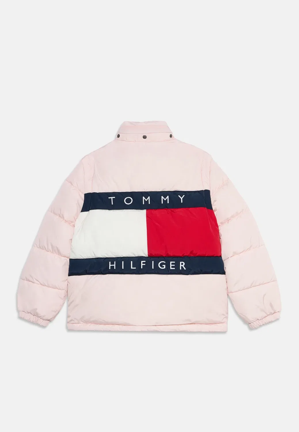 Фирменная пуховая куртка - зимняя куртка Tommy Hilfiger, Whimsy Pink — фото 3