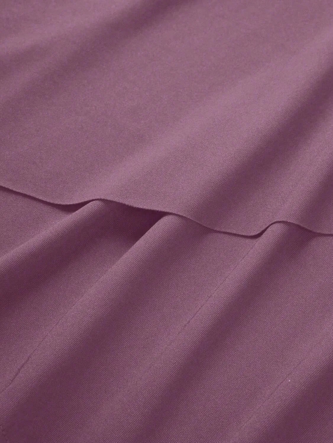 Женское элегантное платье с V-образным вырезом и драпировкой, Purple — фото 4