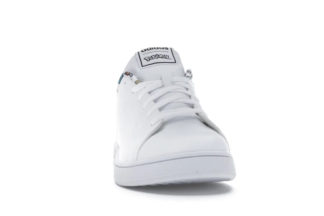 Детские кроссовки Lifestyle с принтом Pikachu Adidas Advantage, Cloud White/Cloud White/Core Black — фото 2