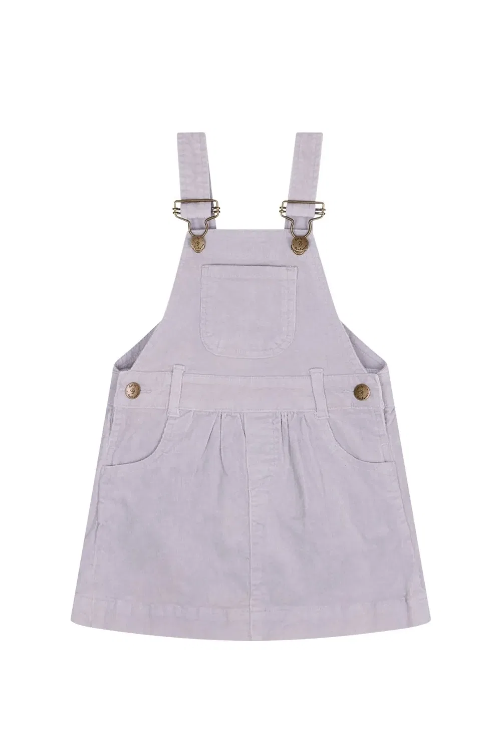 Детское платье из вельвета Fog Dotty Dungarees, Grey