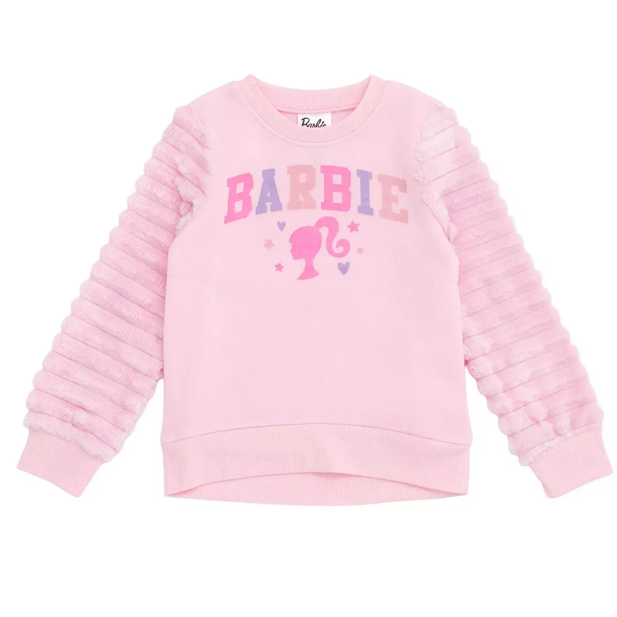 Детское худи для девочек с длинным рукавом Barbie, Pastel Pink