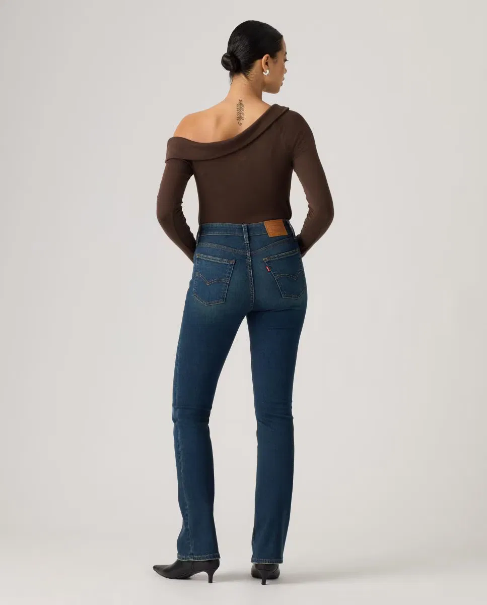 Женский джинсы-клеш, Vaquero Campana 725 High Rise Bootcut Tiro Alto, Levi's, темно-синий — фото 2