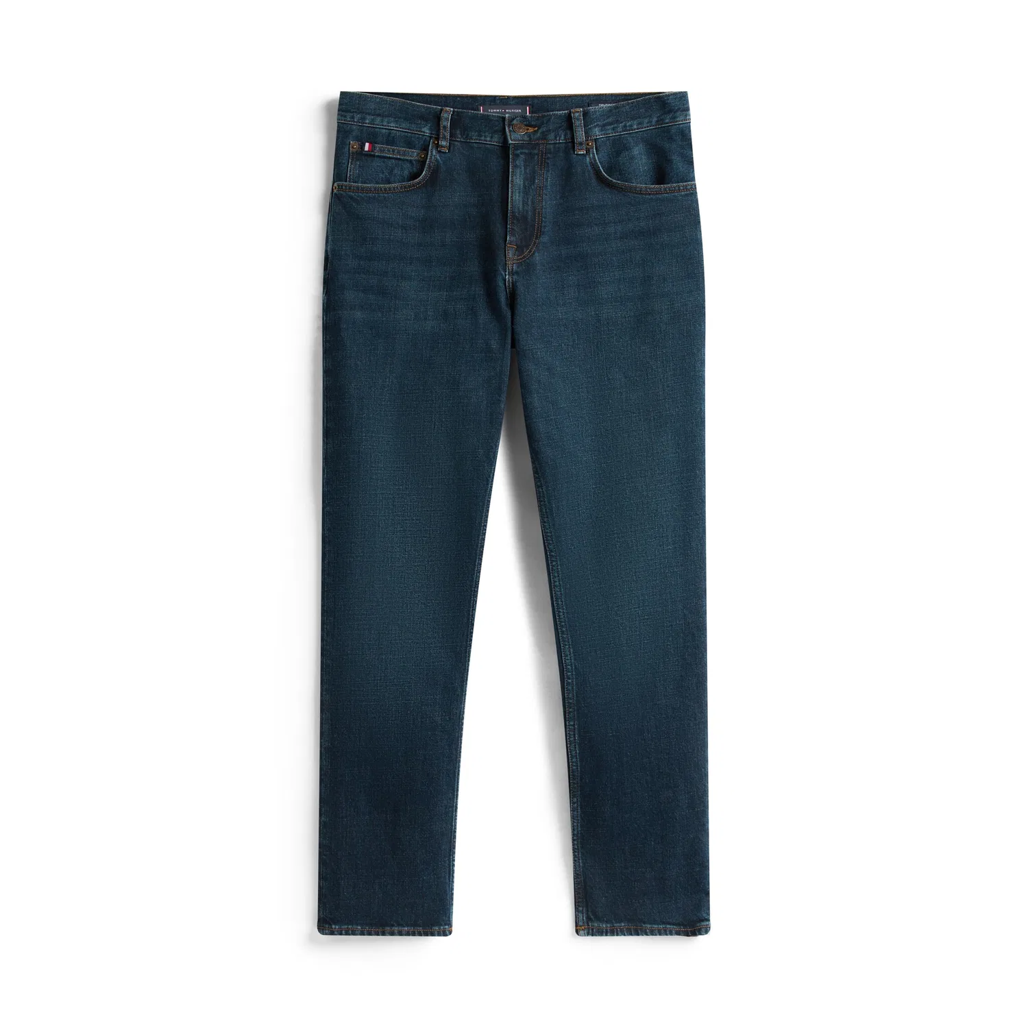 Мужские прямые джинсы DENTON Slim Straight Fit Tommy Hilfiger, Blacker Blue — фото 4
