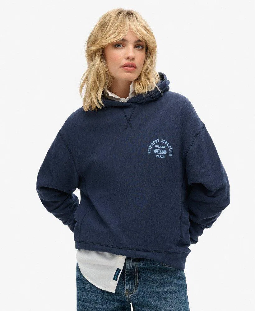 Мужское худи Essential Superdry, Mitternachtsindigo