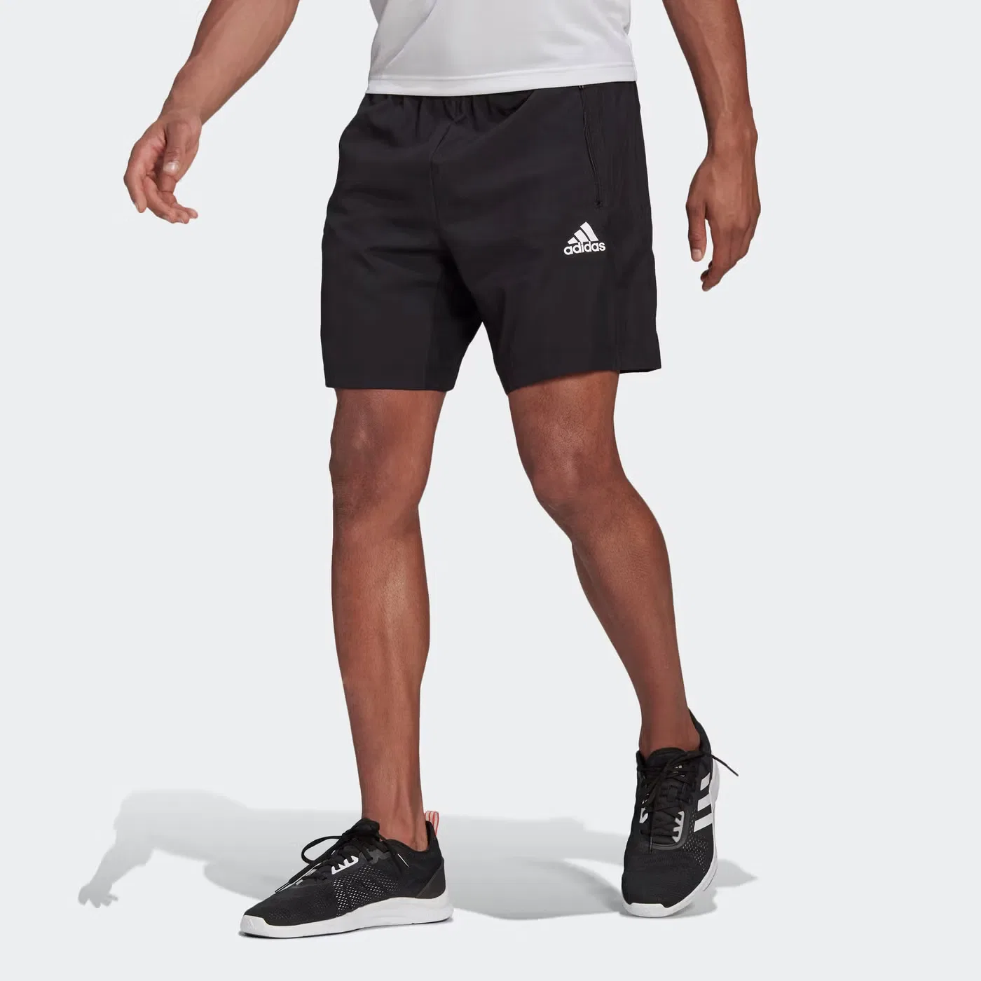 Шорты спортивные с технологией Aeroready Designed 2 Move Adidas, черный — фото 3