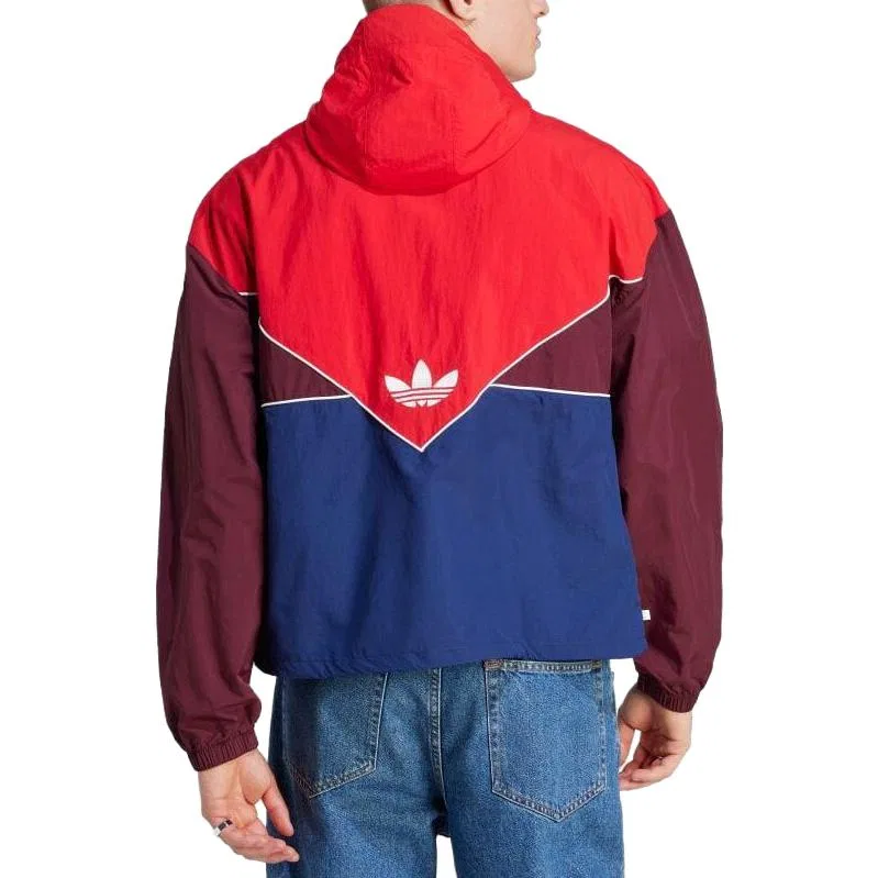 Мужская куртка с капюшоном Red Blue Adidas Originals, Red Blue — фото 2