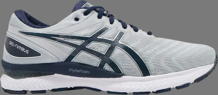 

Кроссовки gel nimbus 22 wide 'piedmont grey' Asics, серый