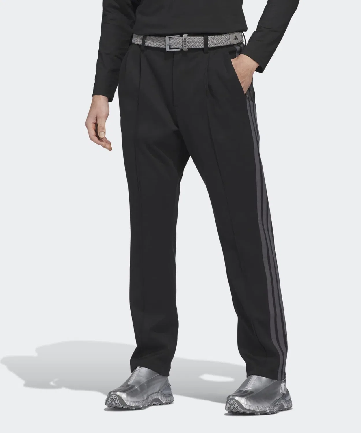 Мужские спортивные брюки с лампасами, 9/8 длины, Adidas, Black