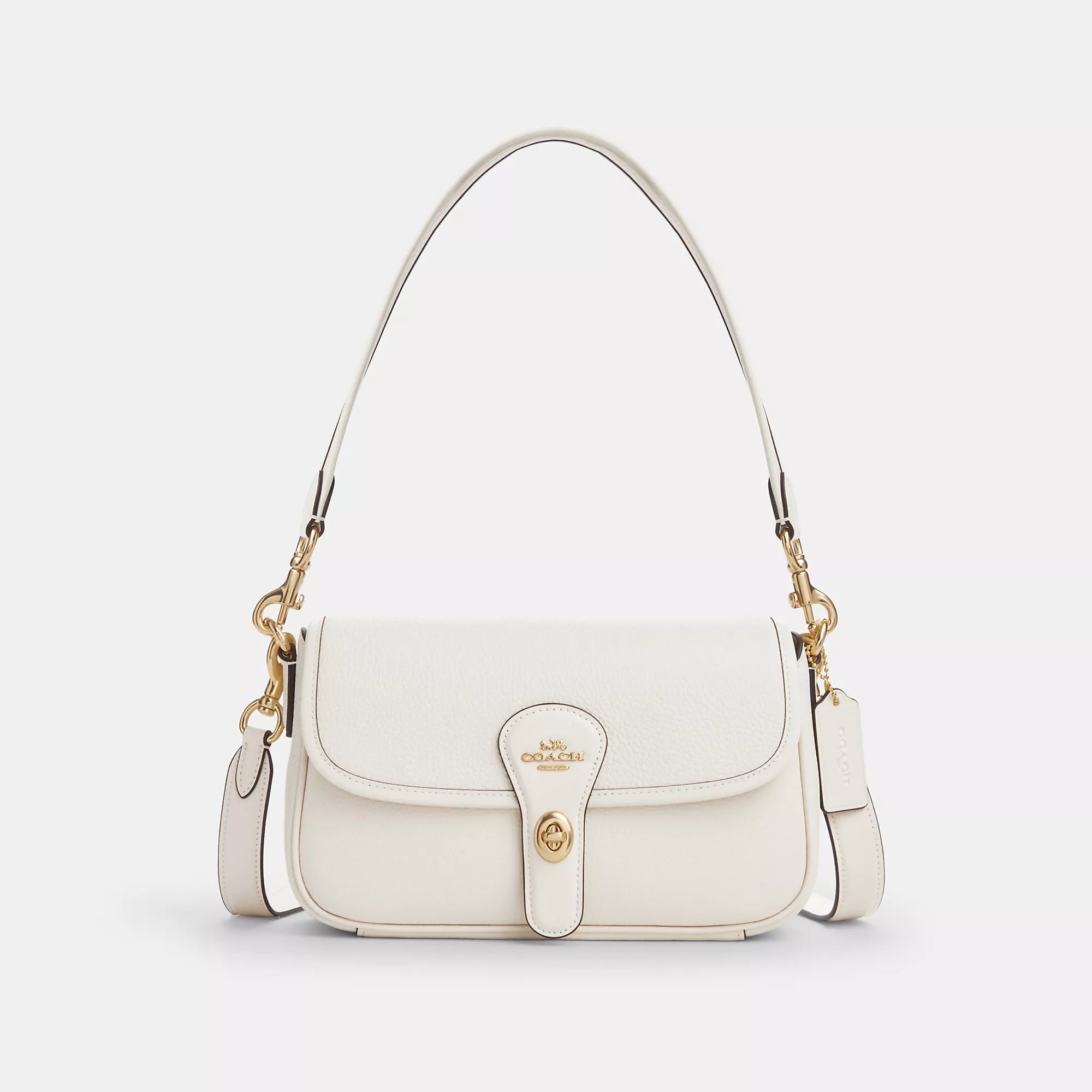 

Сумка через плечо Hadley от Coach Outlet, цвет gold/chalk