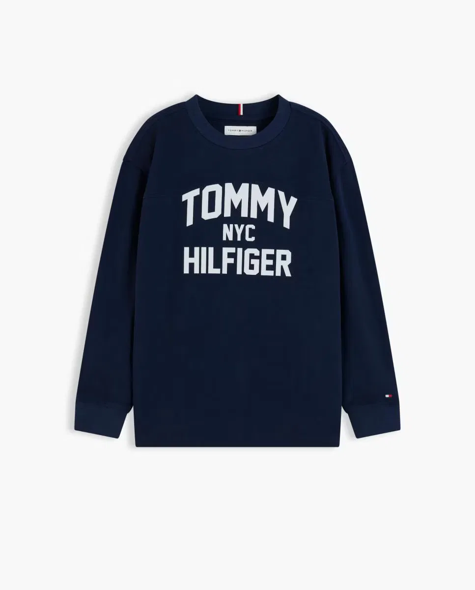 Детская футболка с длинным рукавом, Tommy Hilfiger, синий