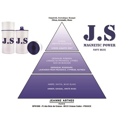 Туалетная вода Jeanne Arthes JS Magnetic Power 100 мл темно-синяя — фото 3
