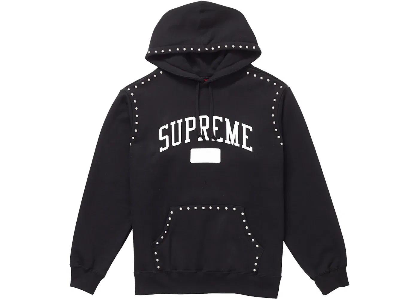 Мужской свитшот с капюшоном Supreme (FW18), Black