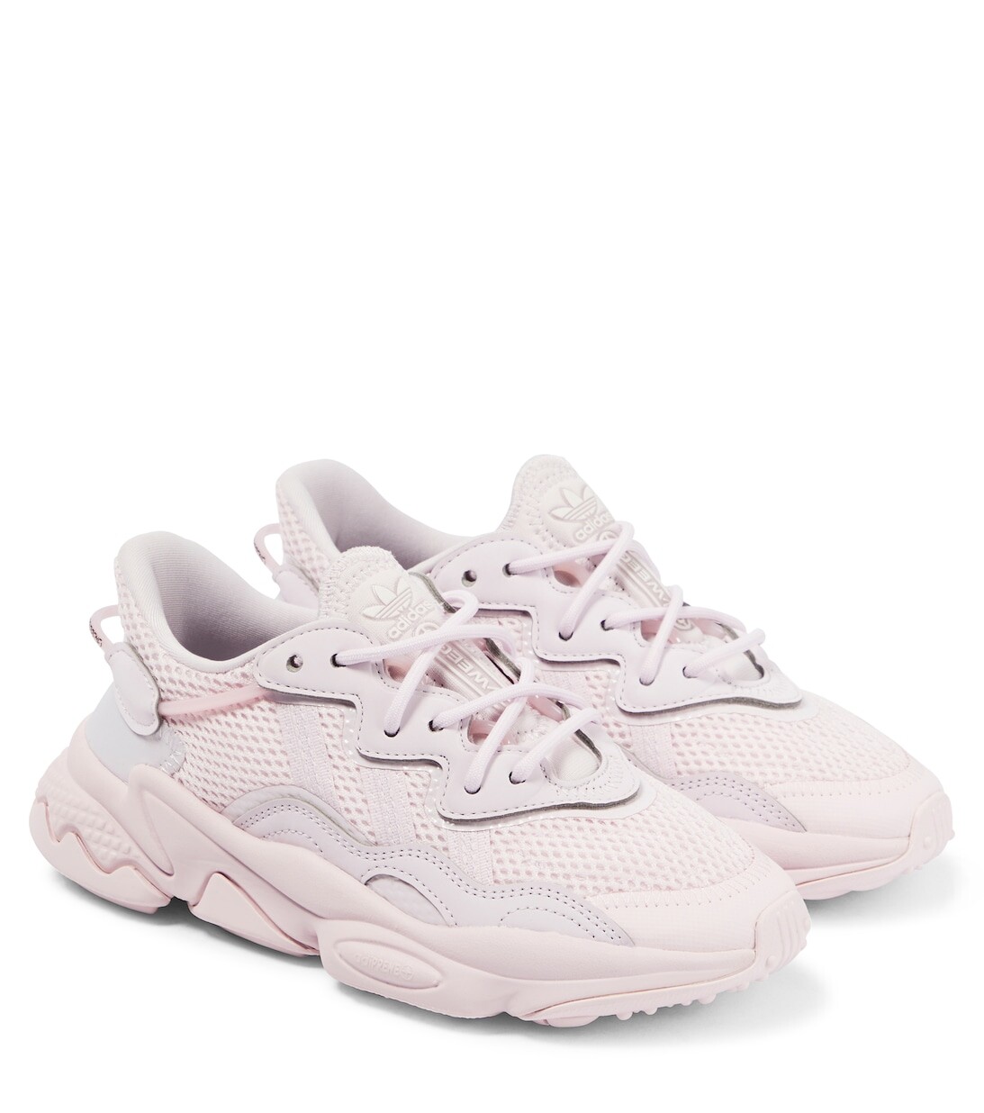 

Сетчатые кроссовки Ozweego Adidas Originals, розовый
