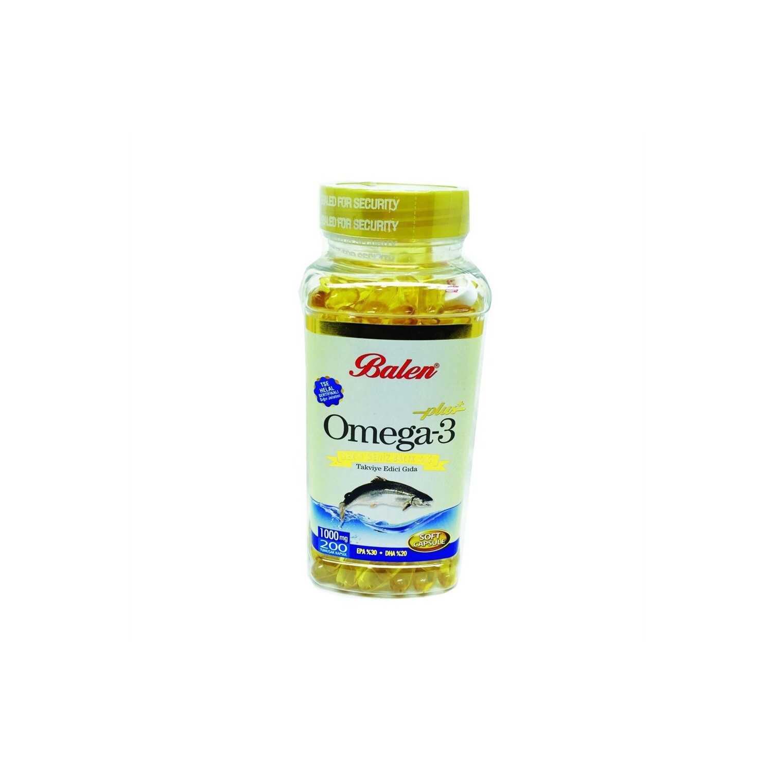 

Рыбий жир Balen Omega 3 Deep Sea Capsules, 200 капсул, 1000 мг