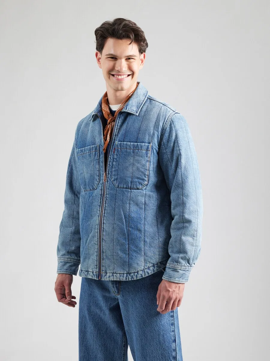 Куртка LEVI'S Between-Season 'Kyren' из синего денима — фото 3