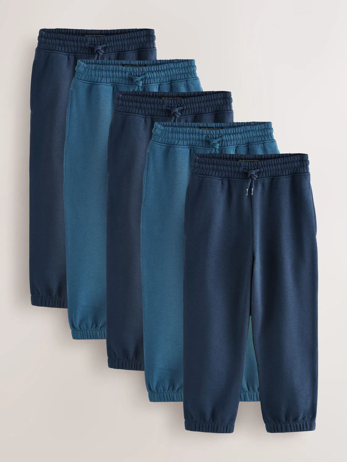 Джоггеры 5шт, Regular Fit, Basic Next, Navy