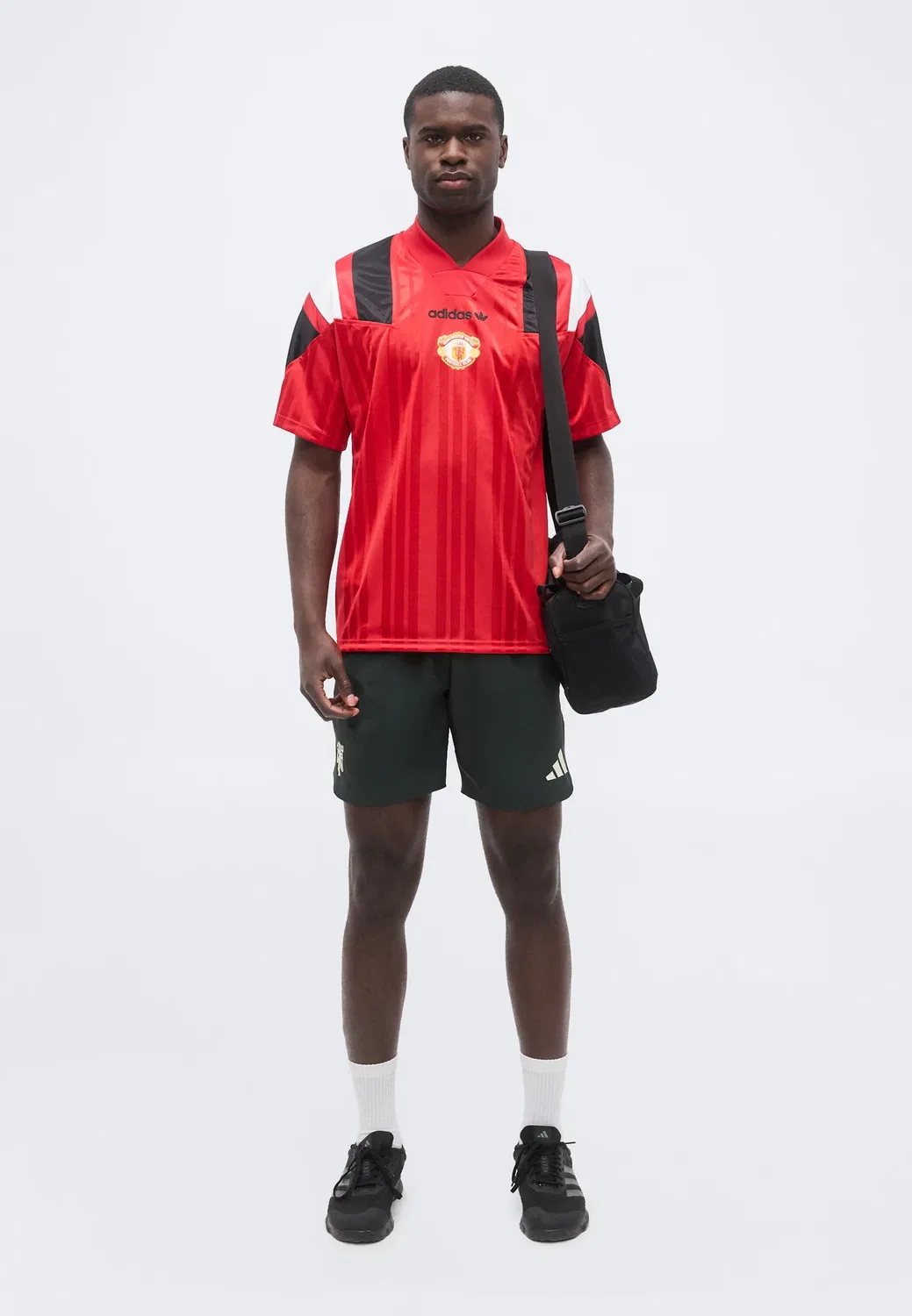 Шорты для путешествий Manchester United Tiro - клубная одежда Adidas Performance, Jungle Ink — фото 2