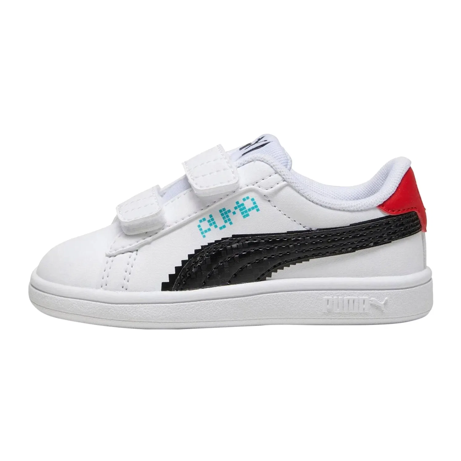 Кроссовки низкие с принтом Smash 3.0 L Play Low Scratch Puma, белый