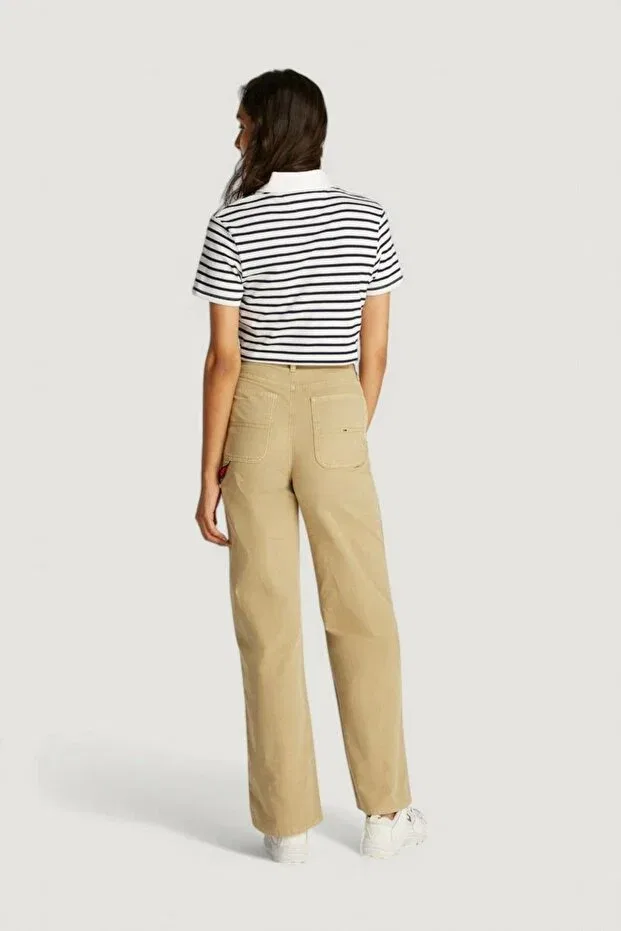 Женская хлопковое укороченное футболка Tommy Hilfiger, Multicolor — фото 3