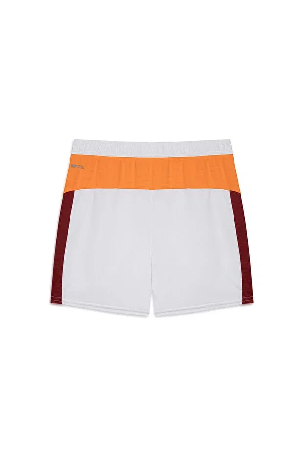 Детские шорты для девочек с принтом Galatasaray puma 2025/2026 kids away shorts Gsstore, White — фото 2