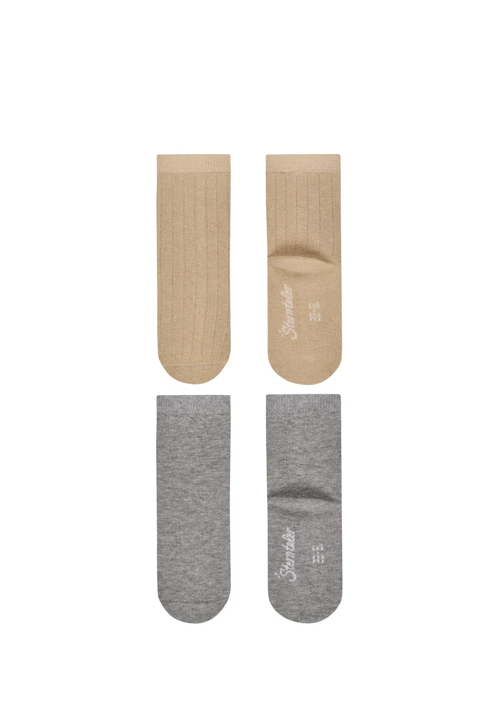 Socken 6er Pack Planeten, Roboter, rippe, uni, rippe und sterne унисекс - носки Sterntaler, Silber Melange — фото 3