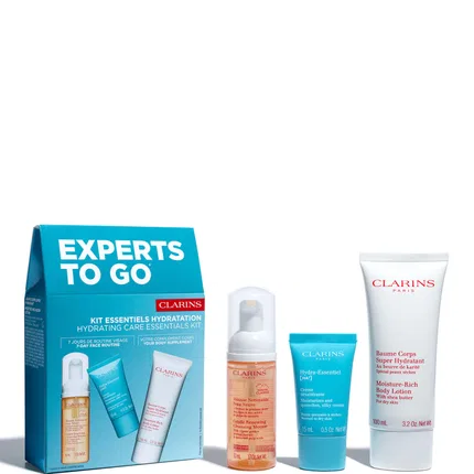 Набор для ухода за кожей увлажняющий Clarins Essentiels Hydratation, 165 мл