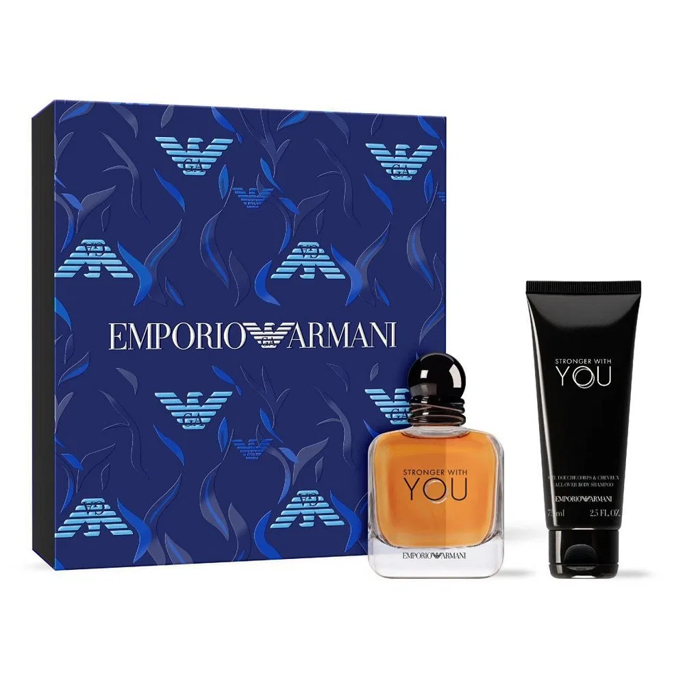 Мужской набор туалетной воды и геля для душа Stronger With You Giorgio Armani
