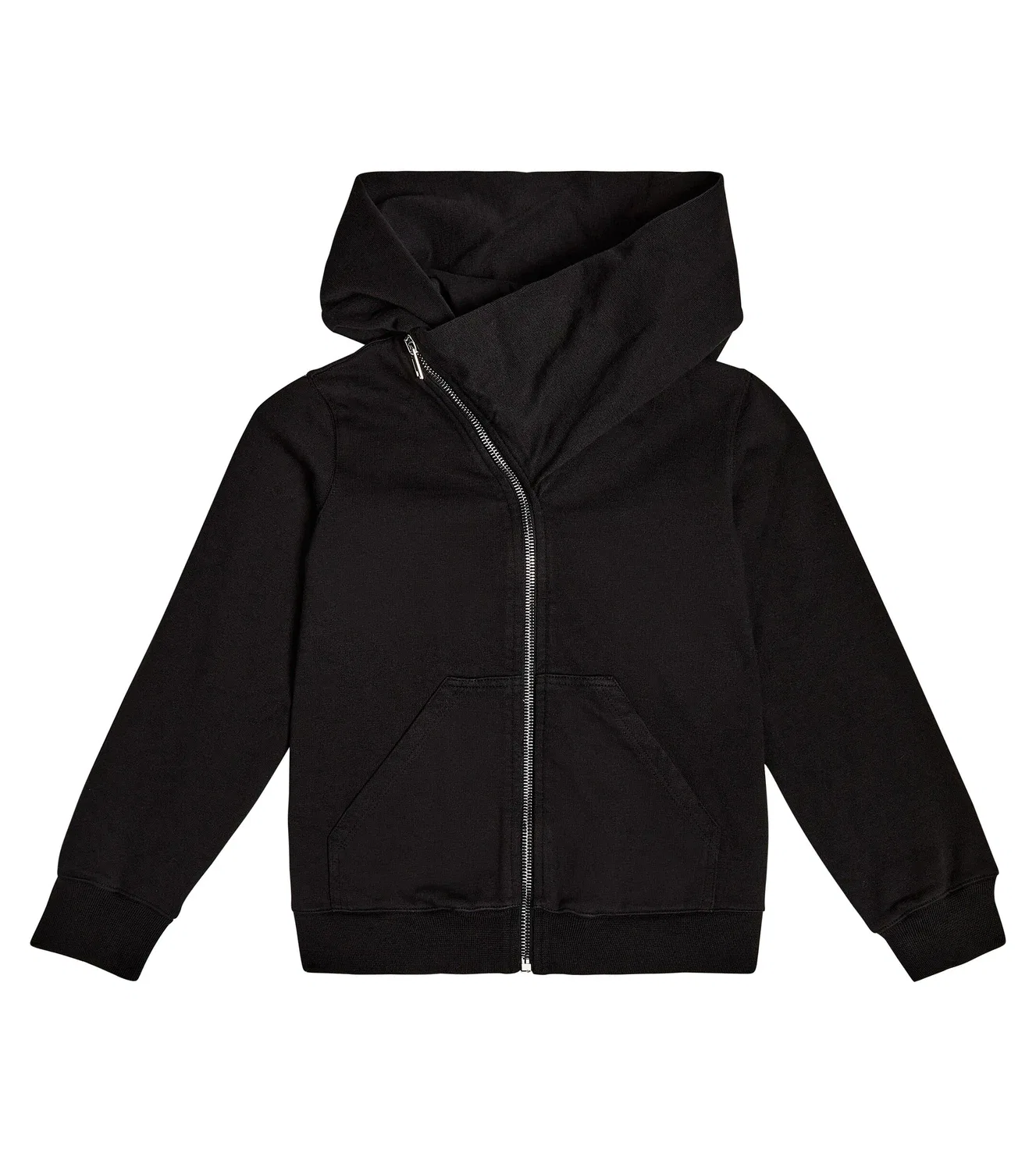 Худи хлопковое Mountain Rick Owens Kids, черный