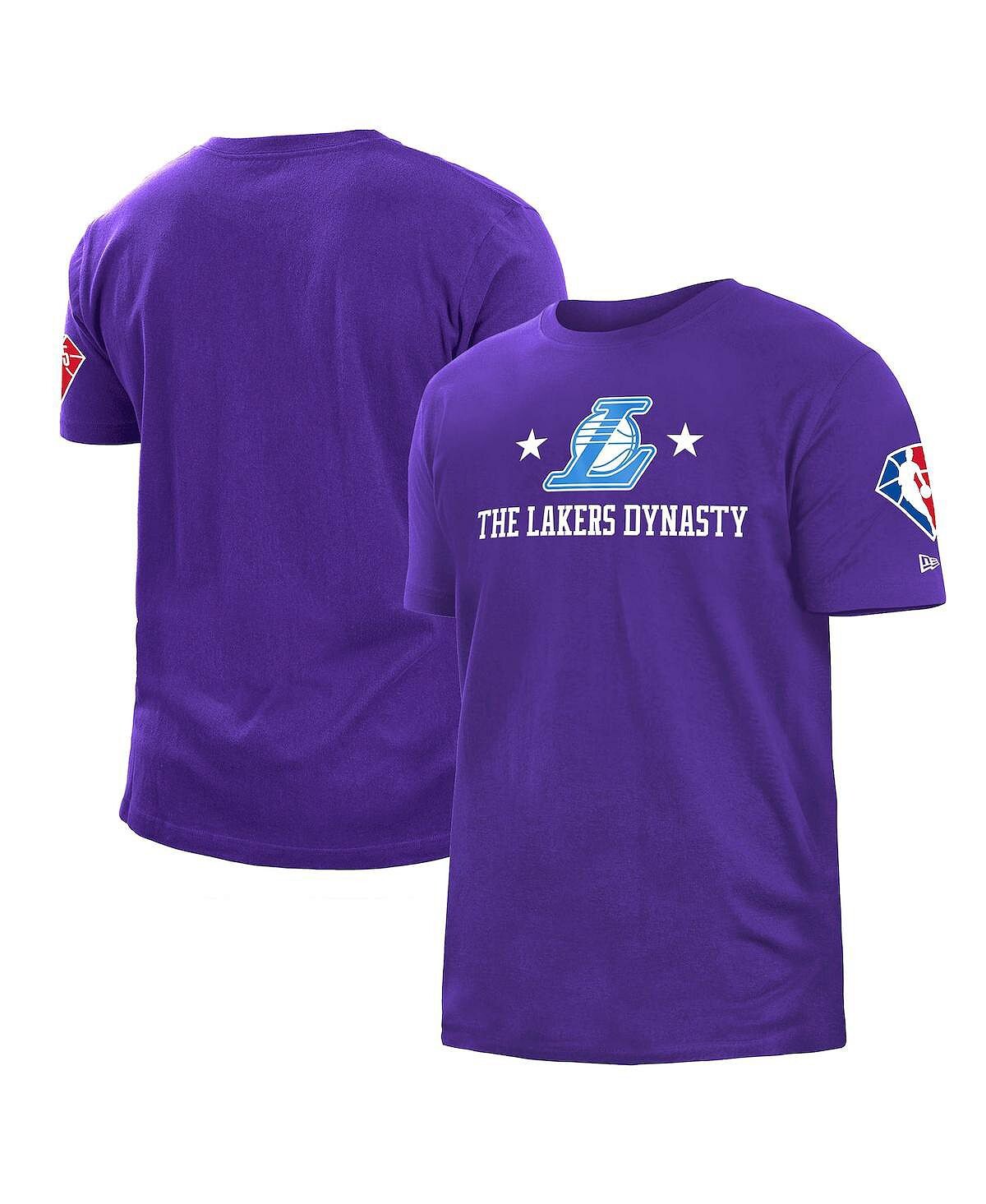 

Мужская фиолетовая футболка los angeles lakers 2021/22 city edition из матового джерси New Era, фиолетовый