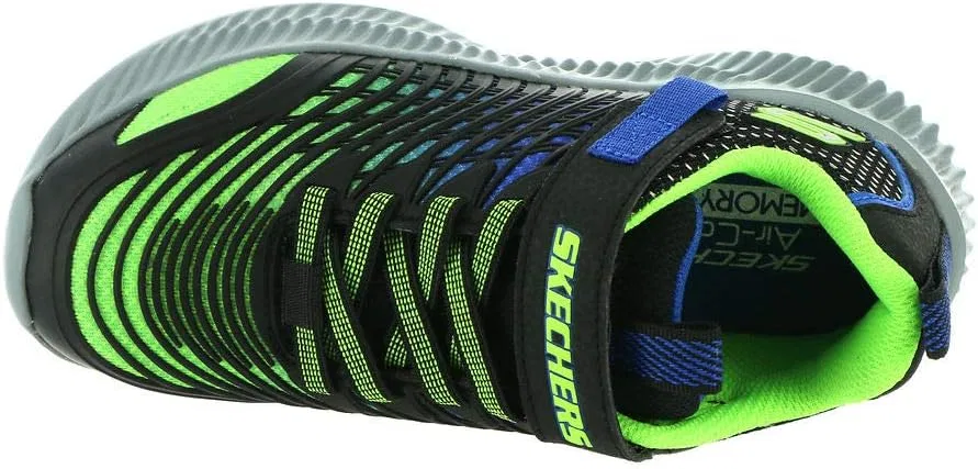 Детские кроссовки для мальчиков Optico Skechers, Lime/Blue — фото 3