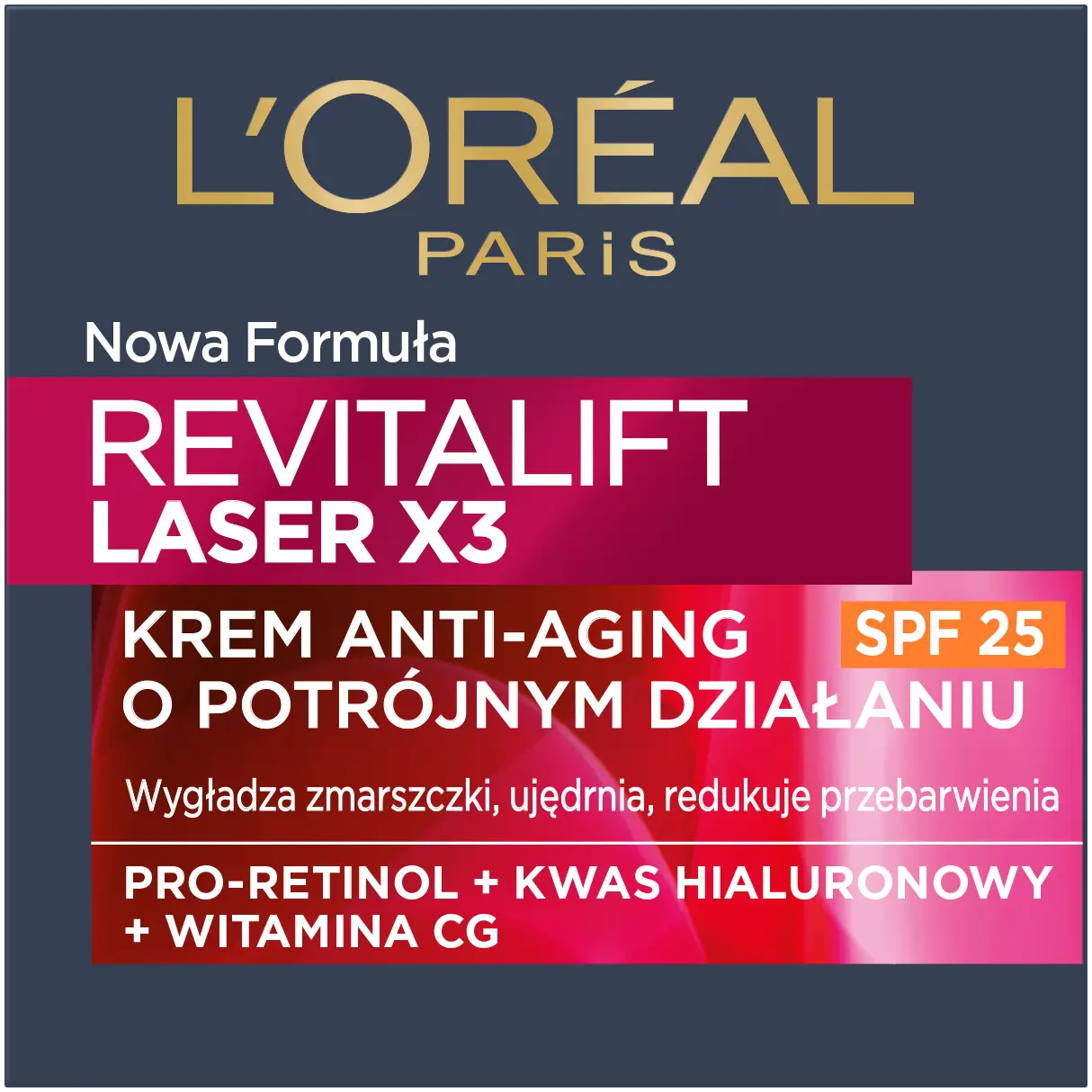

L'Oréal Paris Revitalift Laser X3 антивозрастной крем с SPF25, 50 мл