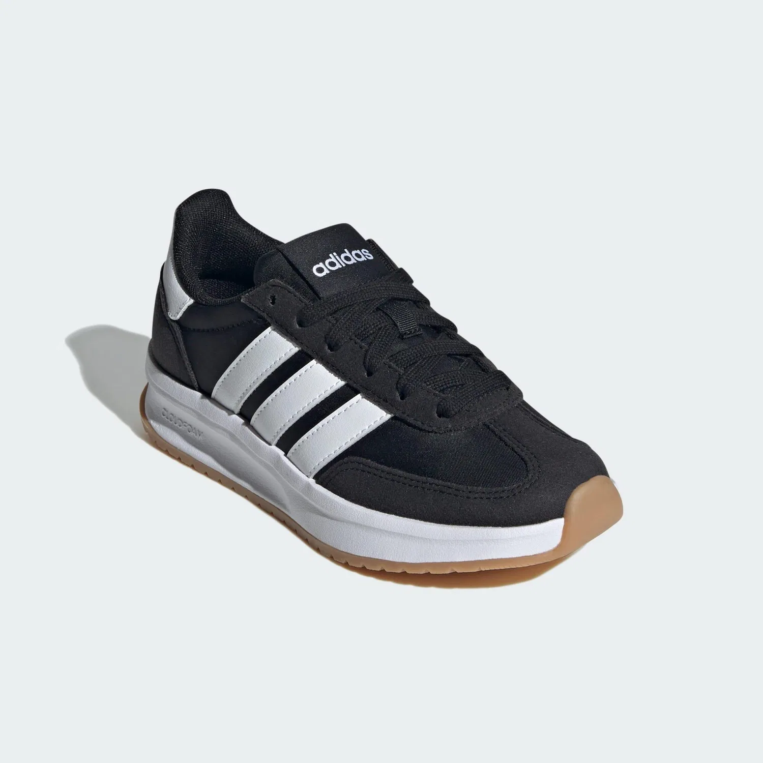 Детские кроссовки с ретро-дизайном Run 70s 2.0 Adidas, Schwarz Weiss Braun — фото 4