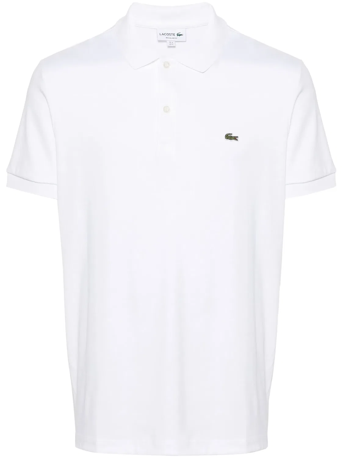 Поло с логотипом Lacoste из хлопка, белый