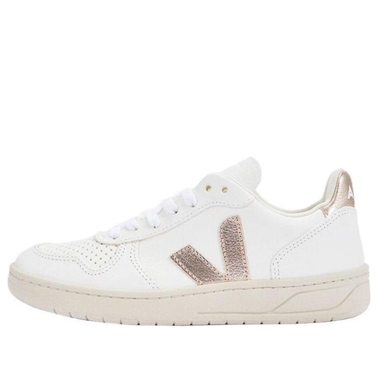 

Кроссовки Veja V-10 Chromfree Low-Top Sneakers 'White Gold', белый