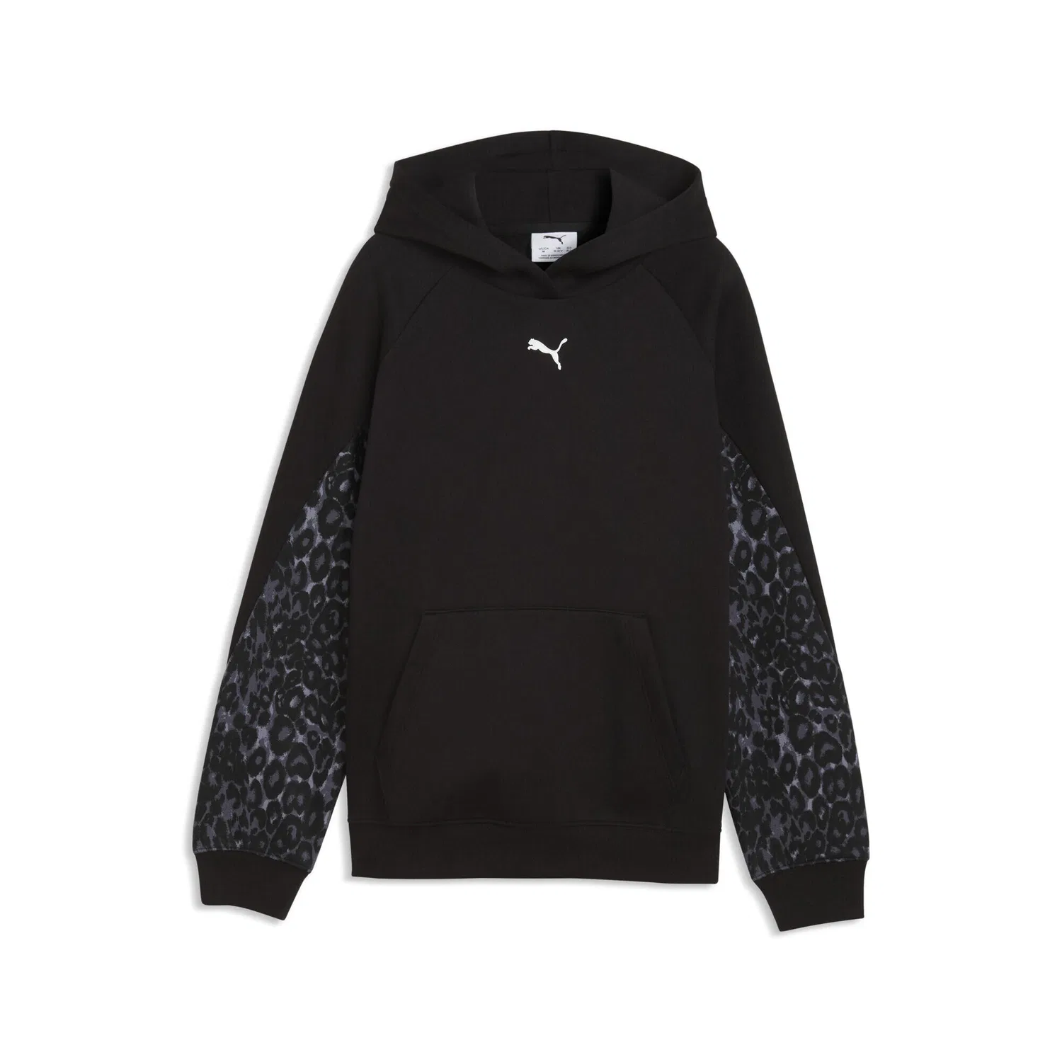 Детское худи с анималистичным принтом PUMA Sport Animal Puma, Черный